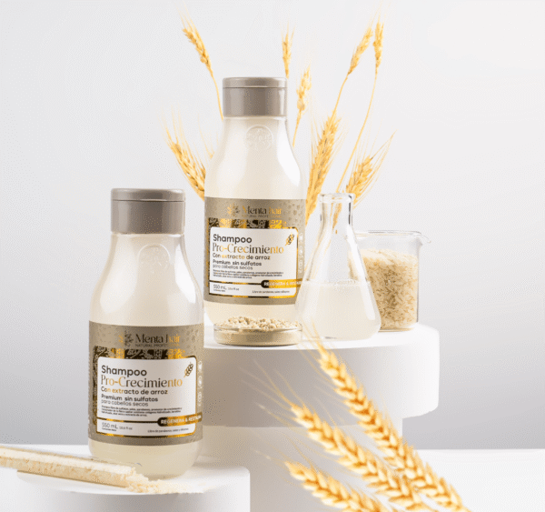 Shampoo Pro-Crecimiento Con extracto de arroz 550mL